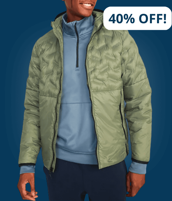 Чоловіча куртка Water-Resistant Packable Puffer Jacket