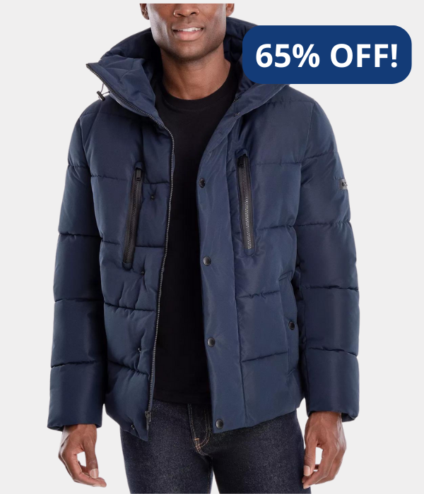 Michael Kors Men's Pop Puffer Coat, Created for Macy's